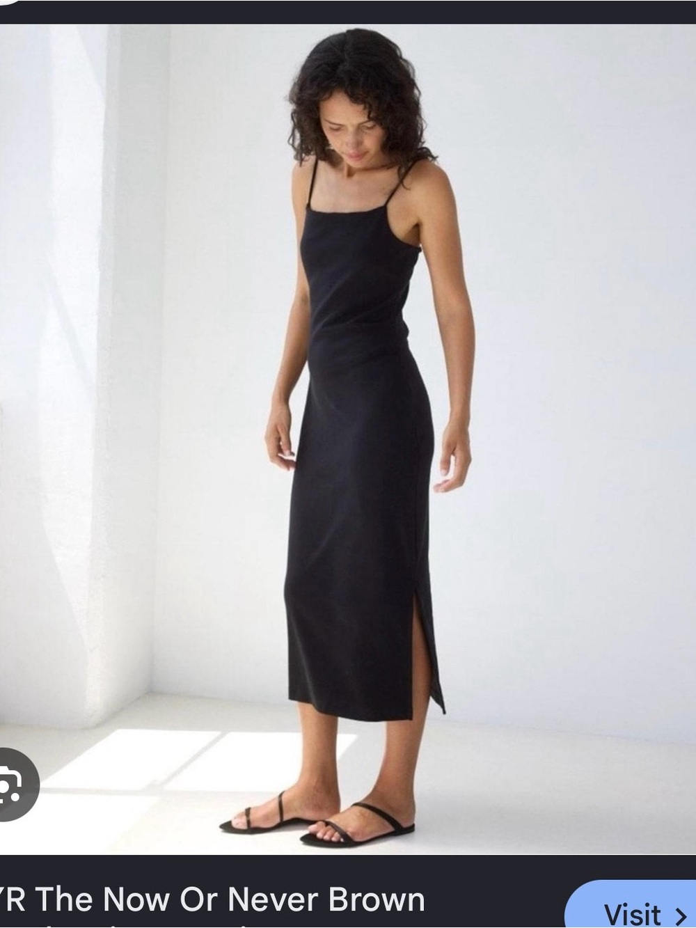 Ayr the now or never slip midi dress